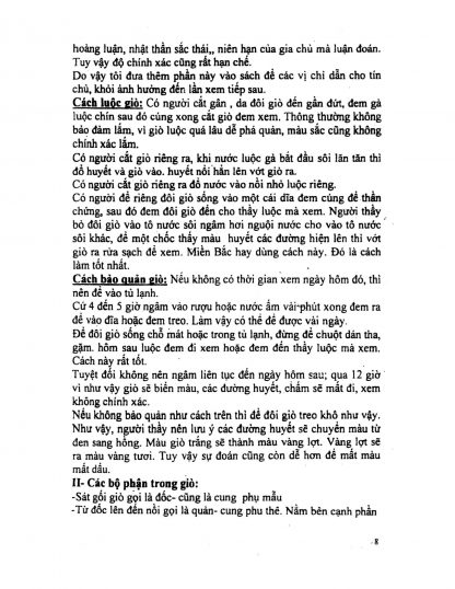 Túc Kê Linh Quái (Phương Pháp Coi Giò Gà Bí Truyền) – Thượng Thừa Tuệ Quang - Ảnh 6