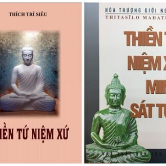 Combo Thiền Bốn Niệm Xứ Và Thiền Tứ Niệm Xứ Minh Sát Tuệ -Thích Trí Siêu & Hòa Thượng Giới Nghiêm