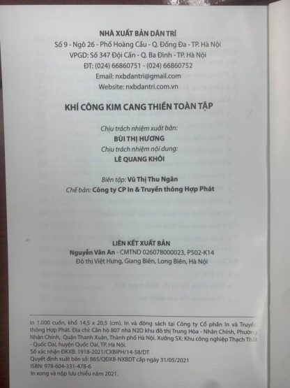 Khí Công Kim Cang Thiền Toàn Tập - Liên Nhã Trần Kim Cang - Hình ảnh 6