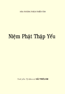 Niệm Phật Thập Yếu - Sư bà Hải Triều Âm