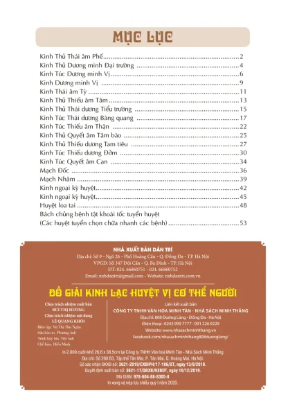 Đồ Giải Kinh Lạc Huyệt Vị Cơ Thể - Từ Bình - Ảnh 7
