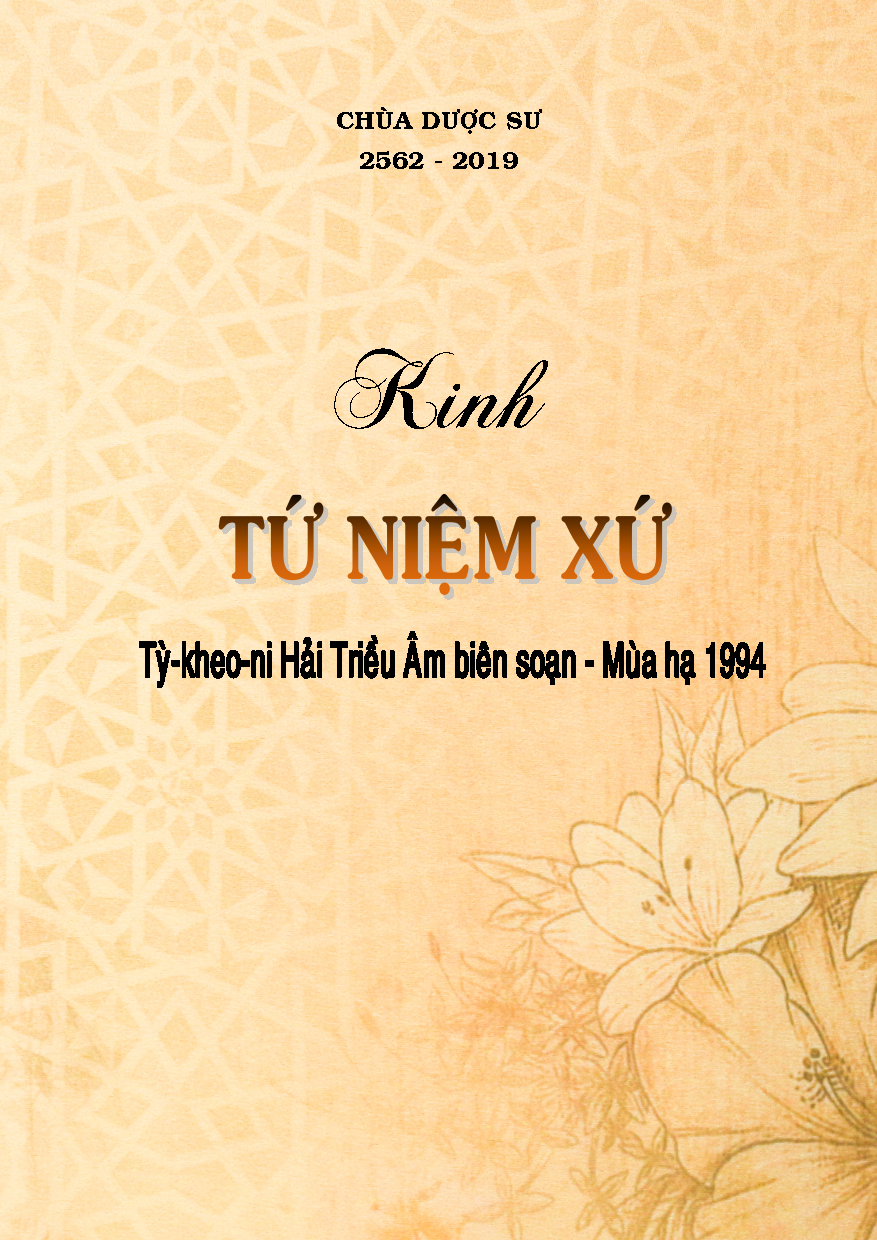 Kinh Tứ Niệm Xứ Chánh Văn - TKN Hải Triều Âm